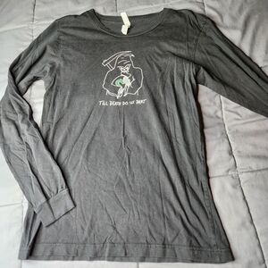 💐 Bella Canvas Grim Reaper Till Death Do Us Part Long Sleeve T-Shirt